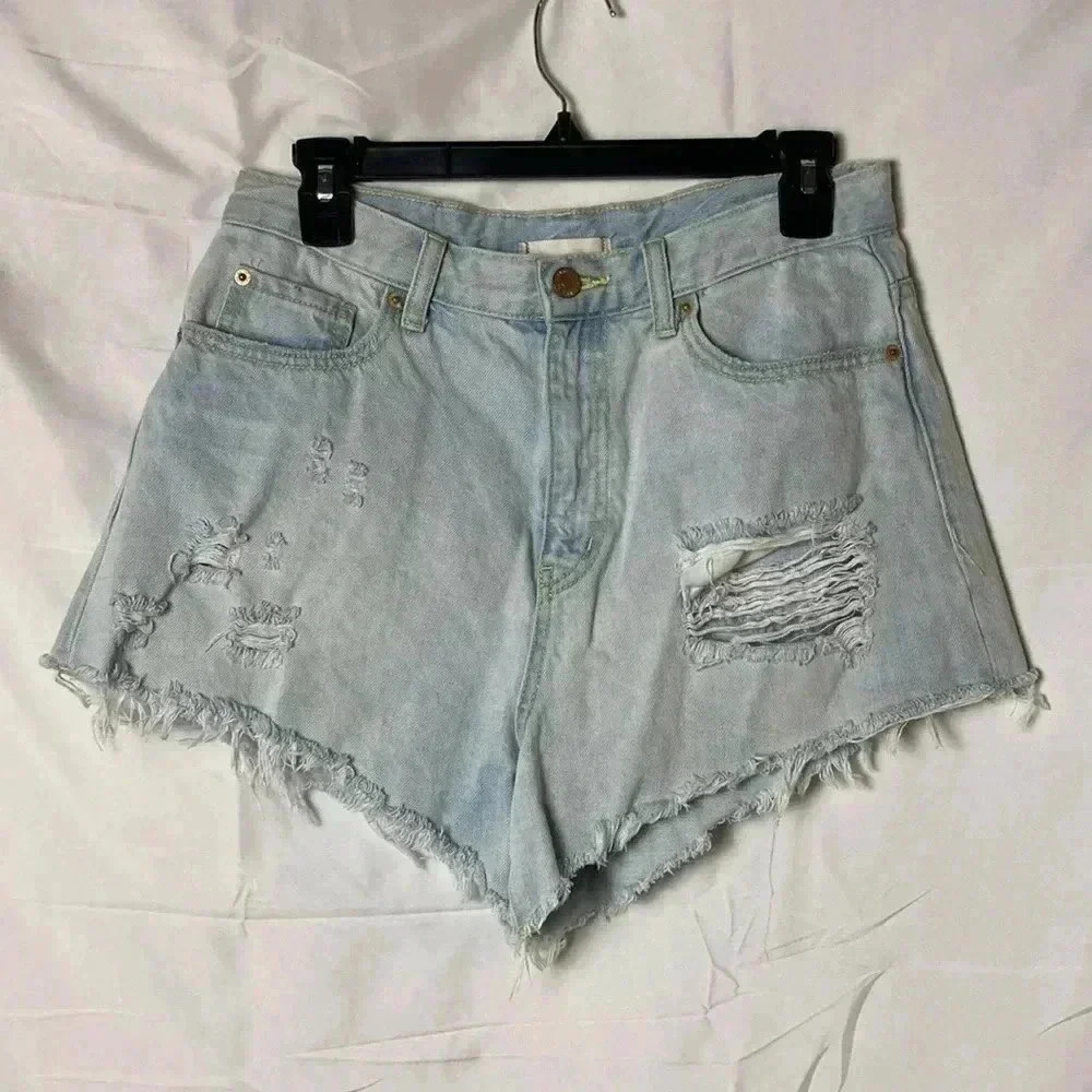 BDG pitched waist short jean‎ shorts